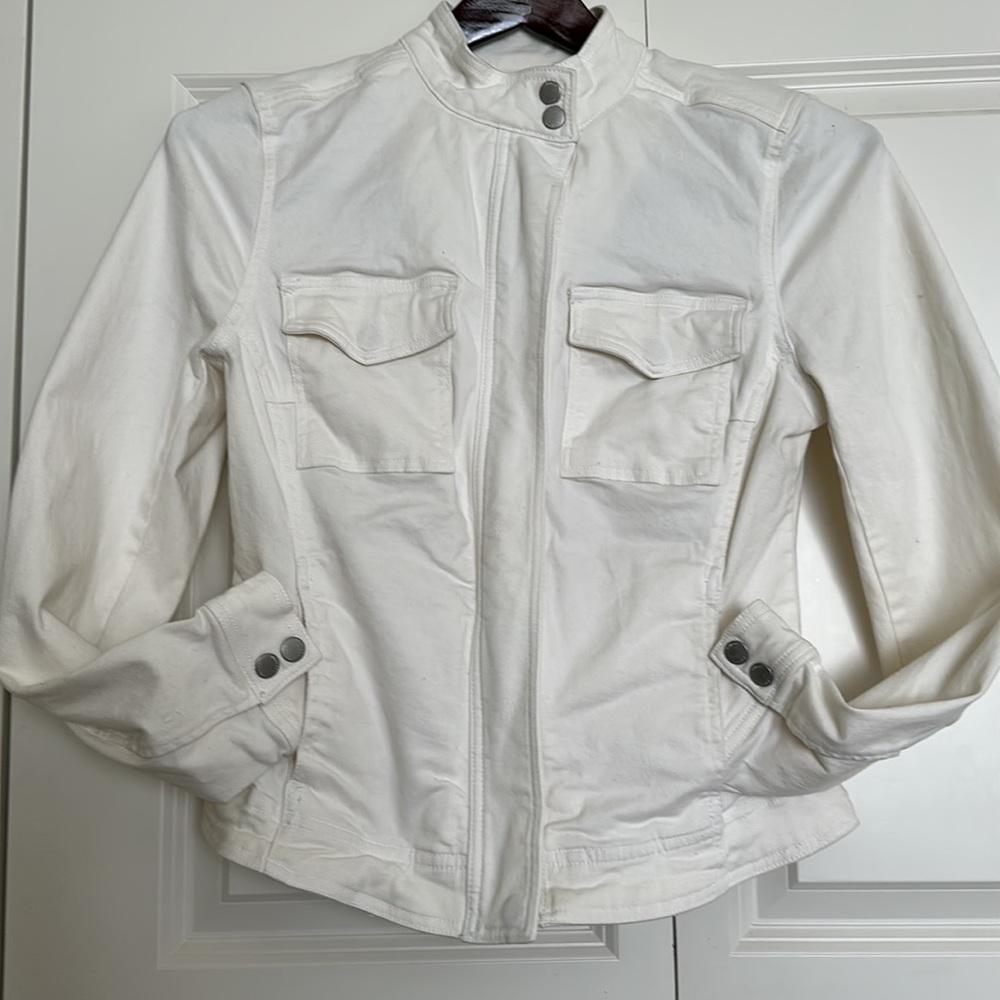 Liverpool Jeans Company White Jean Jacket
